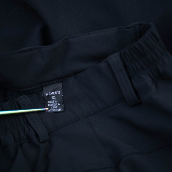 Vtg Patagonia Cargo Pants 🏕️ Women’s 12 (Runs Small)  Black Zip Hem Hiking - Picture 10 of 10